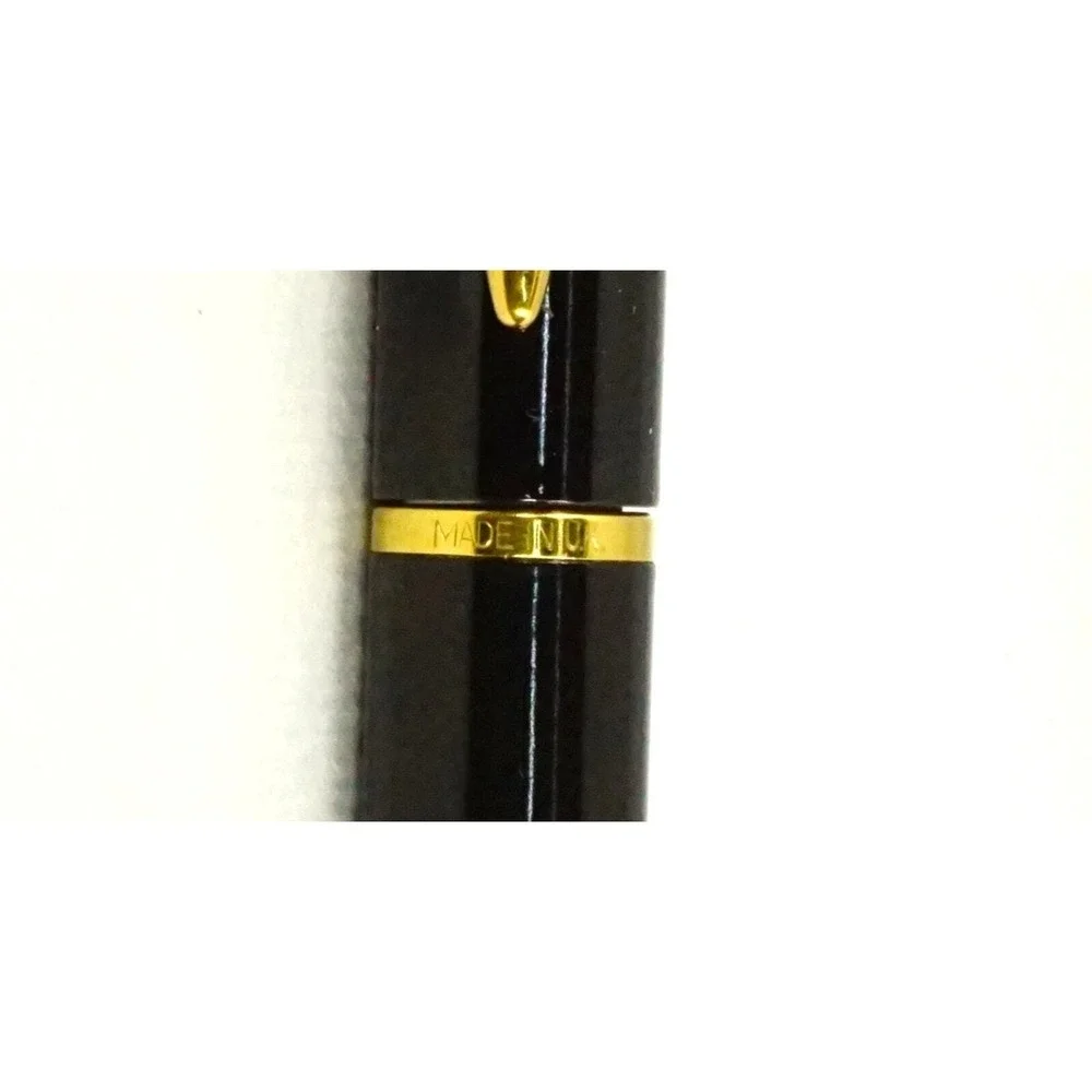 Vintage‎ Black and Gold Parker Ballpoint Pen Made in UK